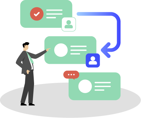 グラフィック_承認ワークフロー